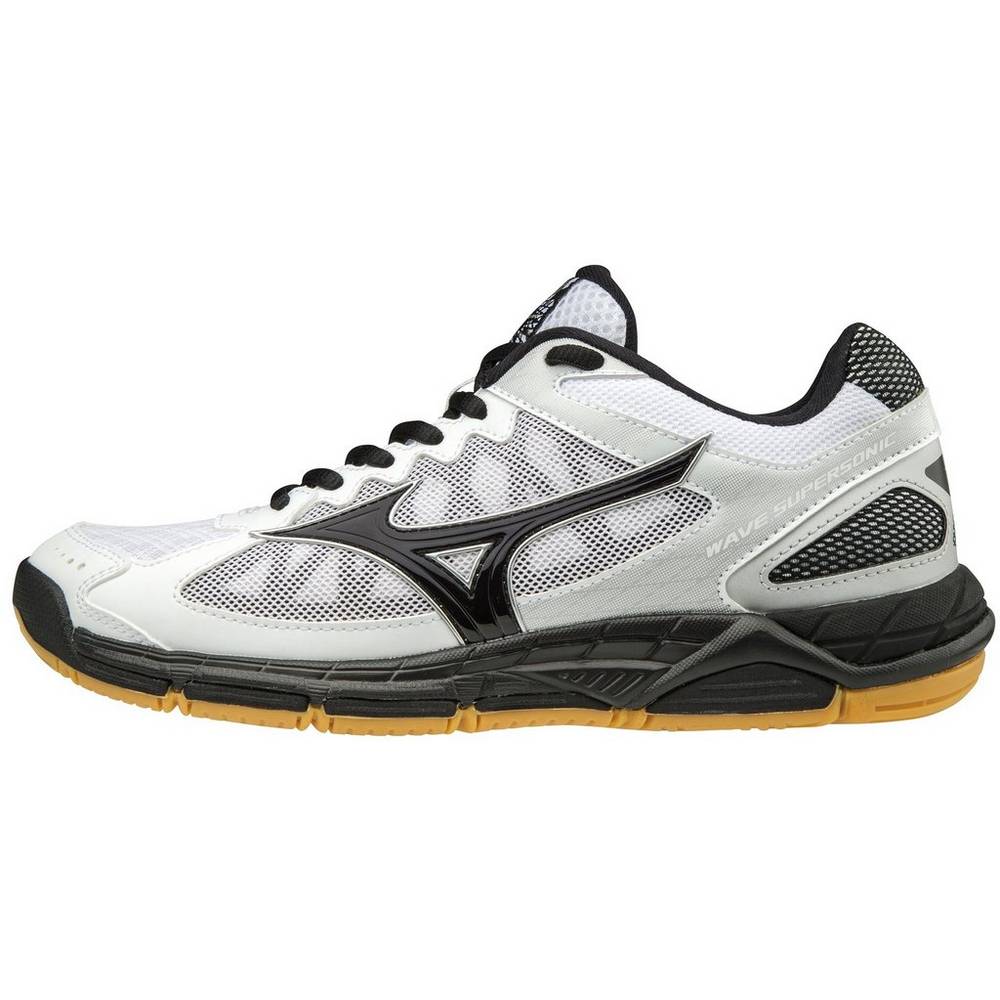 Zapatillas Voleibol Mizuno Wave Supersonic Mujer Blancas/Negras Comprar PKCO-08512